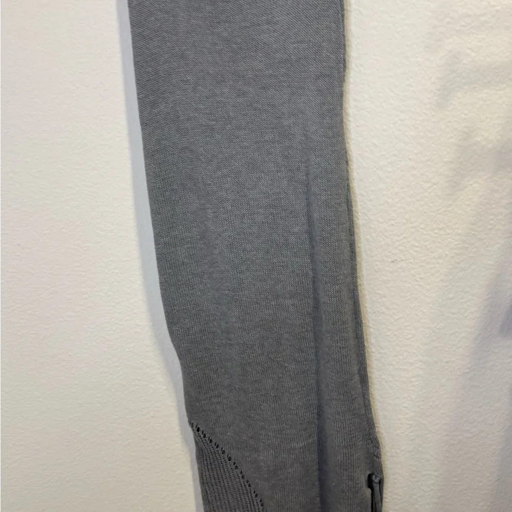 Gray Knit Maxi Skirt